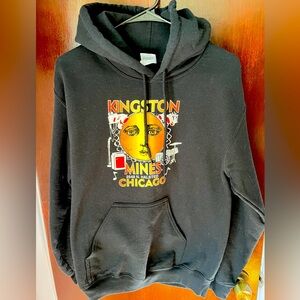 Kingston Mines Chicago blues black hoodie Small size, preowned